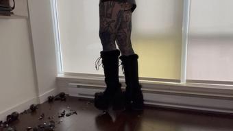 POV Ballbusting Roleplay in Boots (Blazed Brat)