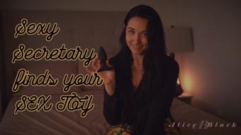 Sexy Secretary finds your Sex Toy - May 27, 2023 (AliceBlack)