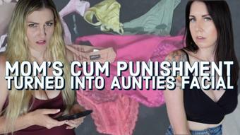 Moms Cum Punishment turned into aunties facial (Kelly Payne)