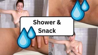 Shower and Snack Pussy Eating POV with Elle Eros (Elle Eros)