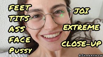 EXTREME CLOSE-UPS FEET PUSSY ASS FACE (Shanaxnow)