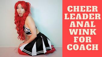 Cheerleader Anal Wink For Coach - October 31, 2021 (Azumi Zeitline)