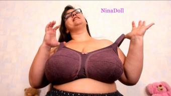 huge boob tease u with my bras and hooks (NinaDoll)