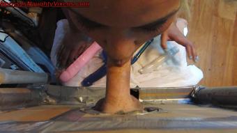 Latina Maid gives a gloryhole bjtoclient (nmjnaughtyvixens)