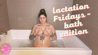 Lactation Fridays - Self Sucking 3 - Bath Edition (stargirlmilf)