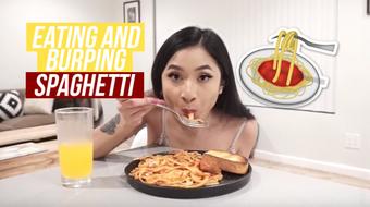 Eating and Burping Spaghetti (Avery Black)