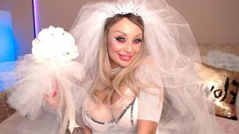 Naughty BRIDE Desperate to SUCK Two HUGE - April 10, 2023 (LoraFlower)