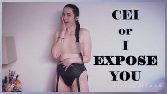 CEI or I EXPOSE You - Apr 27, 2023 (AliceBlack)