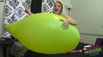 Angry Wife POPs your Balloon Stash (LaylasFuckingClips)