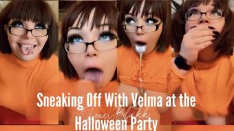 Sneaking Off with Velma at the Halloween Party (Lexxiblakk)