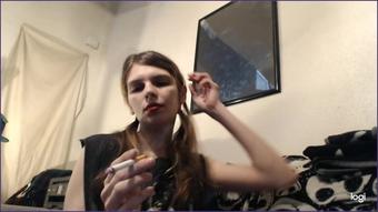 Princesscica Red Lipstick And A Menthol Cigarette (PrincessCica)