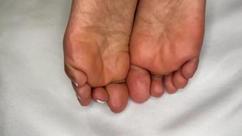 Black Nylons French Pedicure (Pink Foxx)