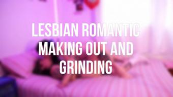 Lesbian romantic kissing and grinding (QueenCronopia)