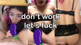 work from home sex tape (pinkbaby24)