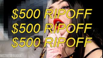 Mistressbijoux 500 Car Tire Ripoff (mistressbijoux)