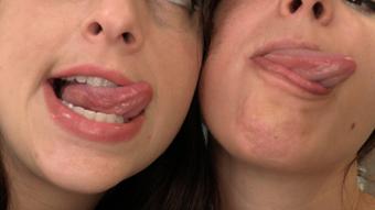 Indica & Karly - Tongue Fetish Fun (Ginary)