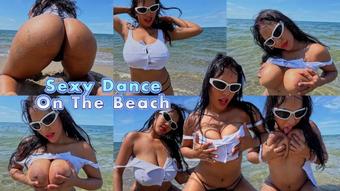 SEXY DANCE ON THE BEACH (kirabigboobs)