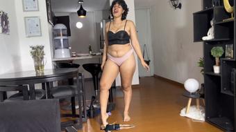 Giantess need little guys to smell boots, socks and asshole - June 30, 2023 (Colombianbigass)