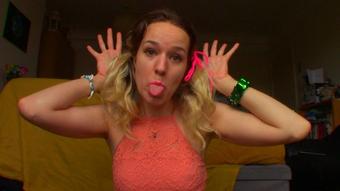 Blowing A Raspberry And Mocking (Goddess Vanessa)