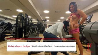 Ms Petra TOPS at the hotel gym (Ms Petra Petrova)