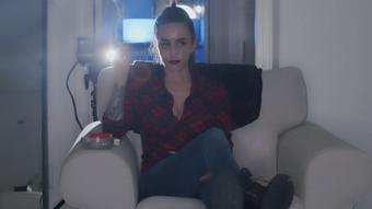 Smoking VS120s in Jeans and Flannel (Dani Lynn)