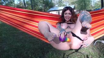 Hammock Outside play (Charlette Webb)