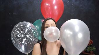Renee's First Bubble Gum Bubble Blowing (Custom Fetish)