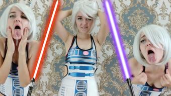 Star Wars - R2D2 Ahegao Face - Nov 5, 2020 (Lil cosplay slut)