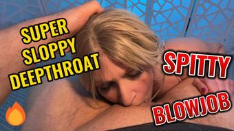 BLONDE MILF GIVES THE BEST SLOPPY BLOWJOBS HD - Apr 8, 2023 (TabithaXXX)