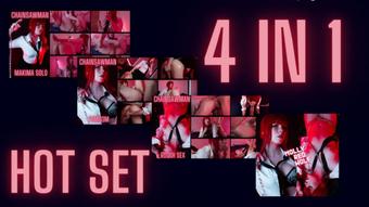 Makima set! 3 videos + photoset (MollyRedWolf)