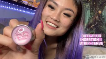 Butt-Plug Insertion + Strip-Tease (LOLATESSA)