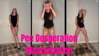 Desperate to Pee - Masturbation (LinaBlackly)