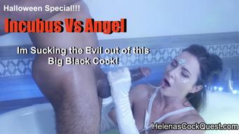 Incubus Vs Angel!  EVIL BLOWJOB (Helenas Cock Quest)