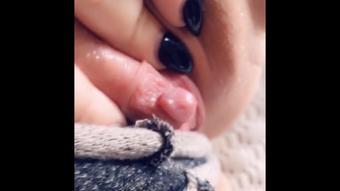 Close Up of me playing with my Huge Clit (Lexxiblakk)