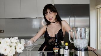 Making Cocktails in Lingerie (wasianbby20)
