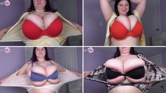 Huge Boobs, Tiny Bras, Shirt Ripping and Boob Flexing HD (Sarah Rae)