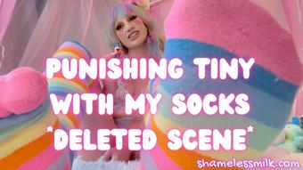 PUNISHING TINY WITH SOCKS GIANTESS DELETED SCENE (moreshameless)
