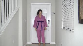SADIE'S KARATE BALLBUSTING PRACTICE - February 03, 2022 (RoxieRaeFetish)