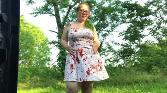 Hannahnate96 Custom Vid Flashing Outside In Dress (hannahnate96)