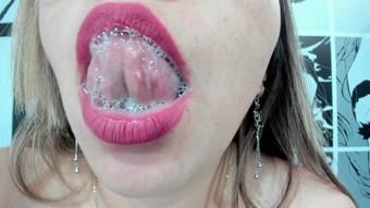 Saliva Expert: Saliva Knowledgeable Tongue fetish (Coconutsex)