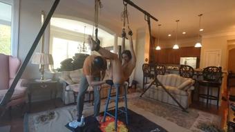 BTS Rope Bondage Pussy Eating and Spank - January 08, 2022 (Lora Cross)
