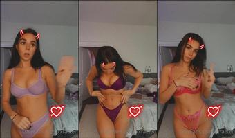 xxraeted 06 05 2022 2446222384 purple lingerie try on haul  (xxraeted)