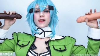 Lana Rain Sinon Double Penetration Spit Roast (Lana Rain)