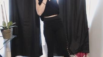 Missmarianne Self Spanking In Tight Black Leggings (MissMarianne)