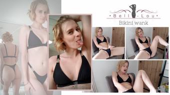 Wanking in a bikini - July 04, 2020 (BelleLou)