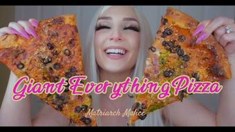Giant Everything Pizza Binge - August 07, 2023 (missxxcharlotte)