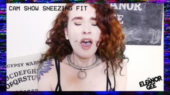 Cam Show Sneezing Fit (TheEleanorGee)