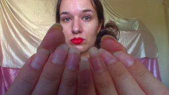 Worship Long Natural Nails, Hands (Goddess Vanessa)