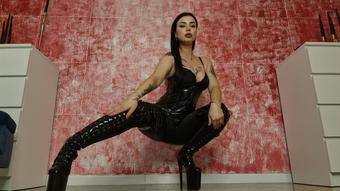 Leather humiliation and ballbusting - June 17, 2023 (MoneyGoddesss)