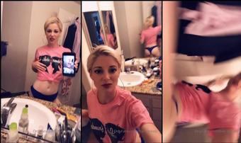 char_stokely 02 07 2019 41078775 Romi bought me a Lesbi Friends T shirt  Goes well with my thong bikini (char_stokely)